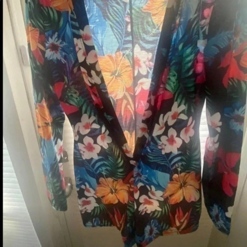 Womens flower onesie shorts….